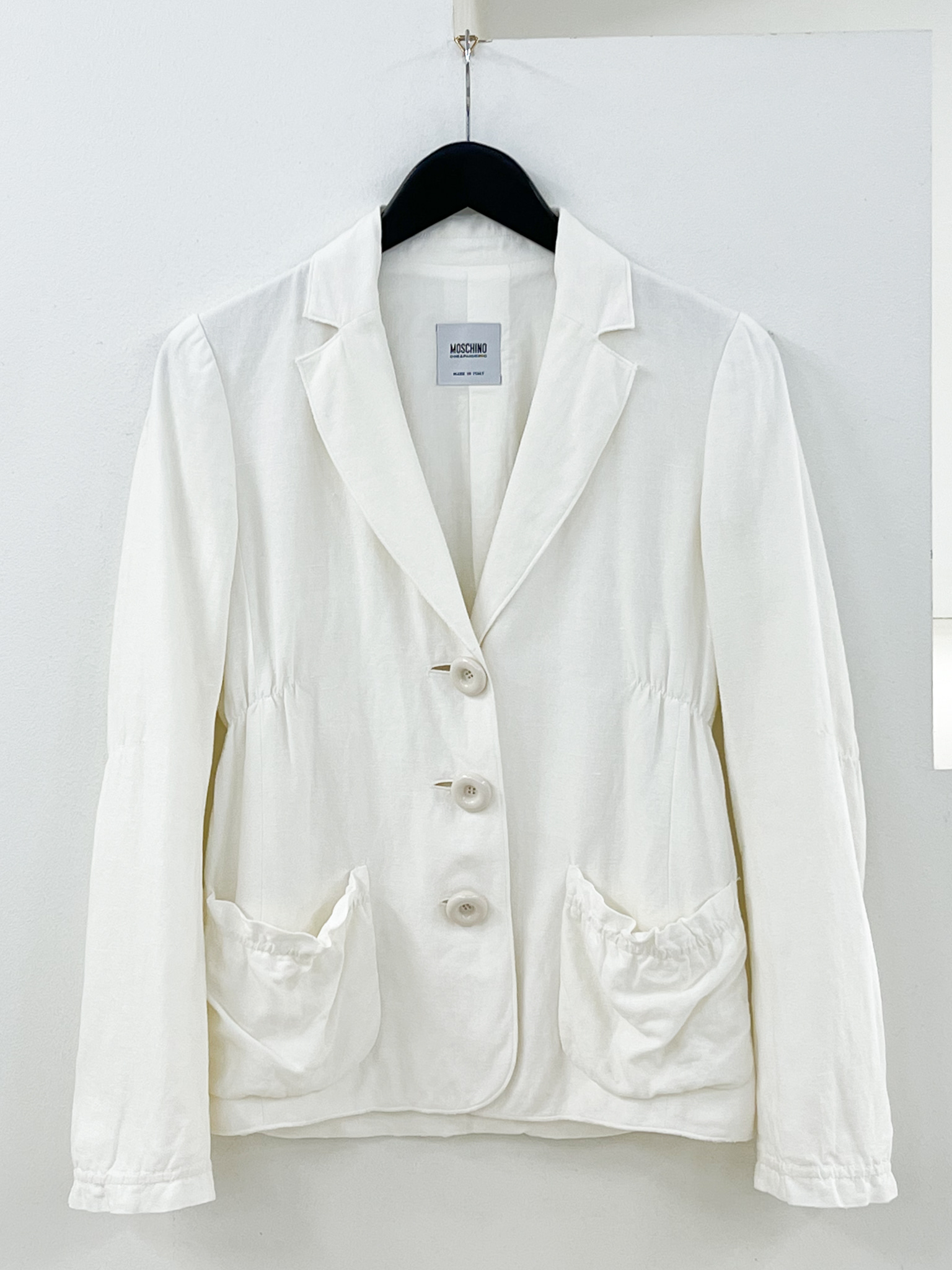 MOSCHINO white jacket