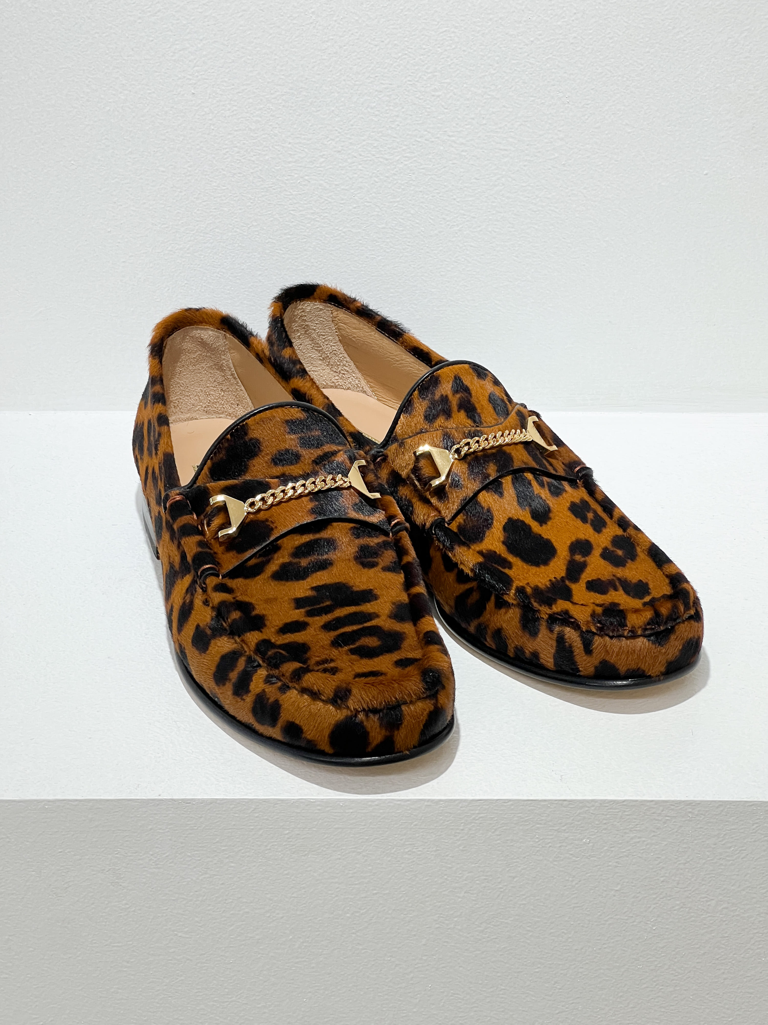 Hyusto leopard print loafers 43size (새상품)