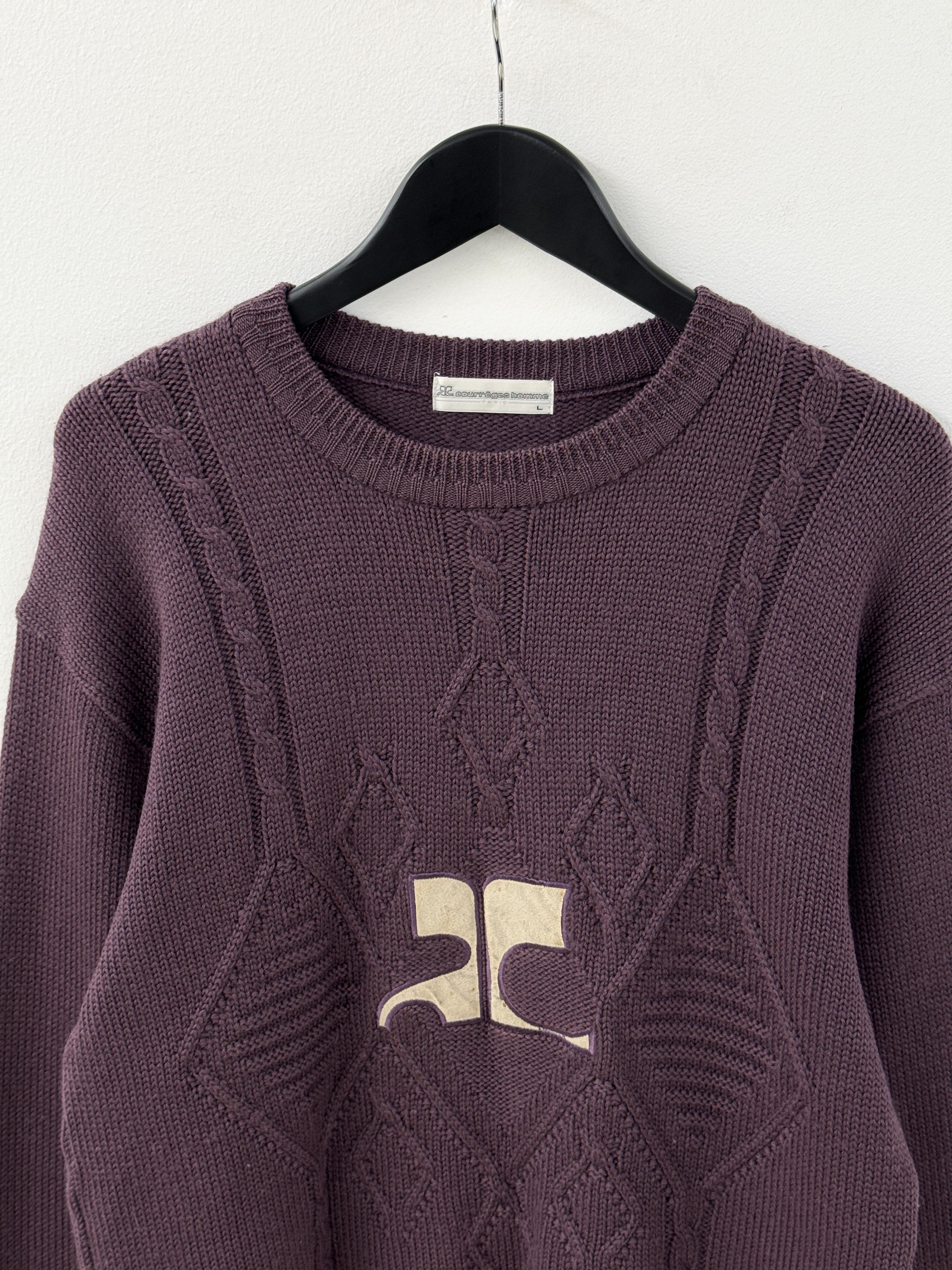 courreges homme sweater