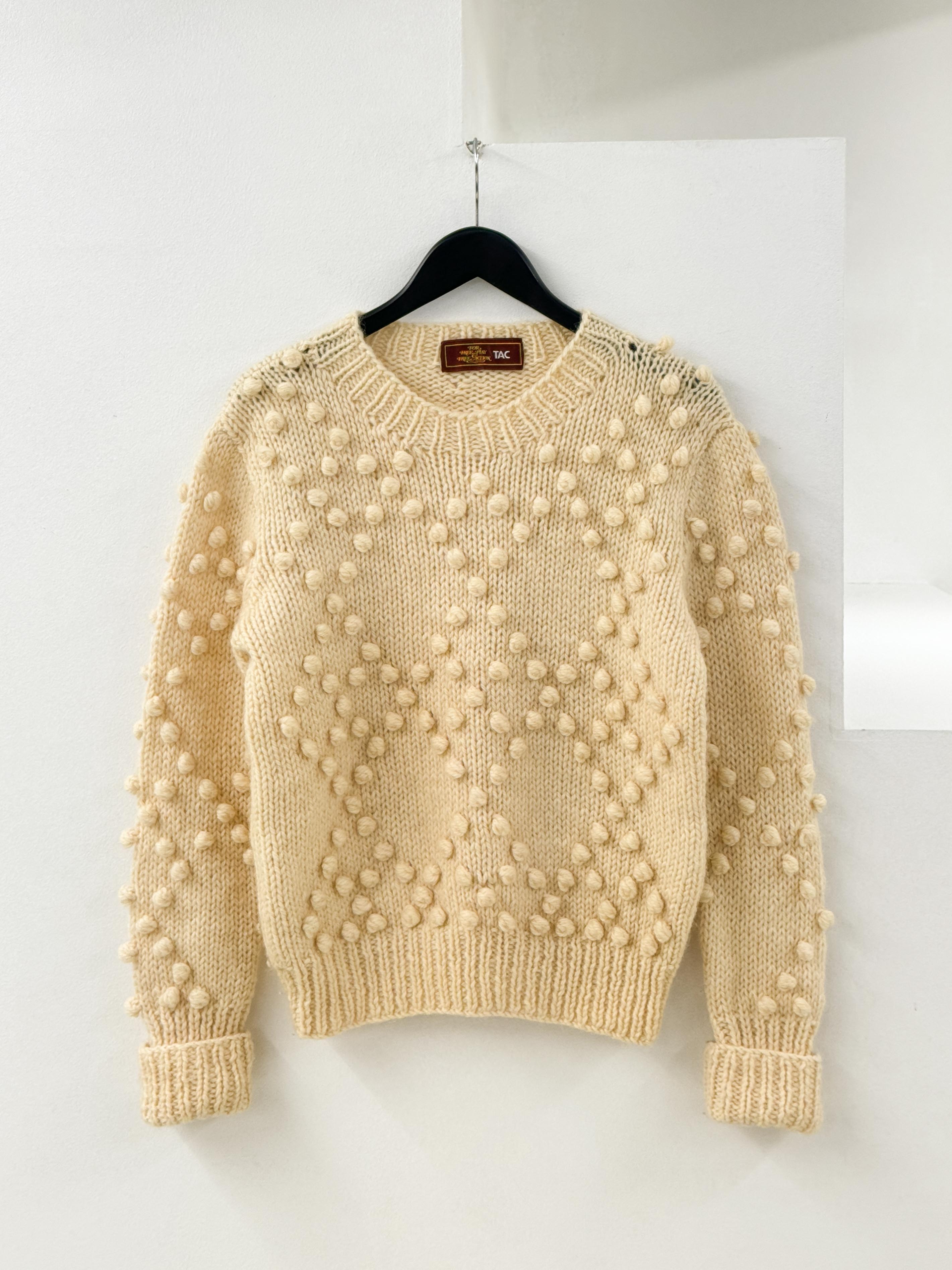 Ivory ball sweater
