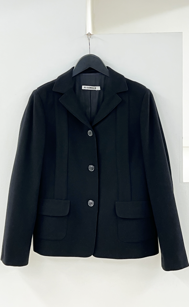 JIL SANDER black wool jacket
