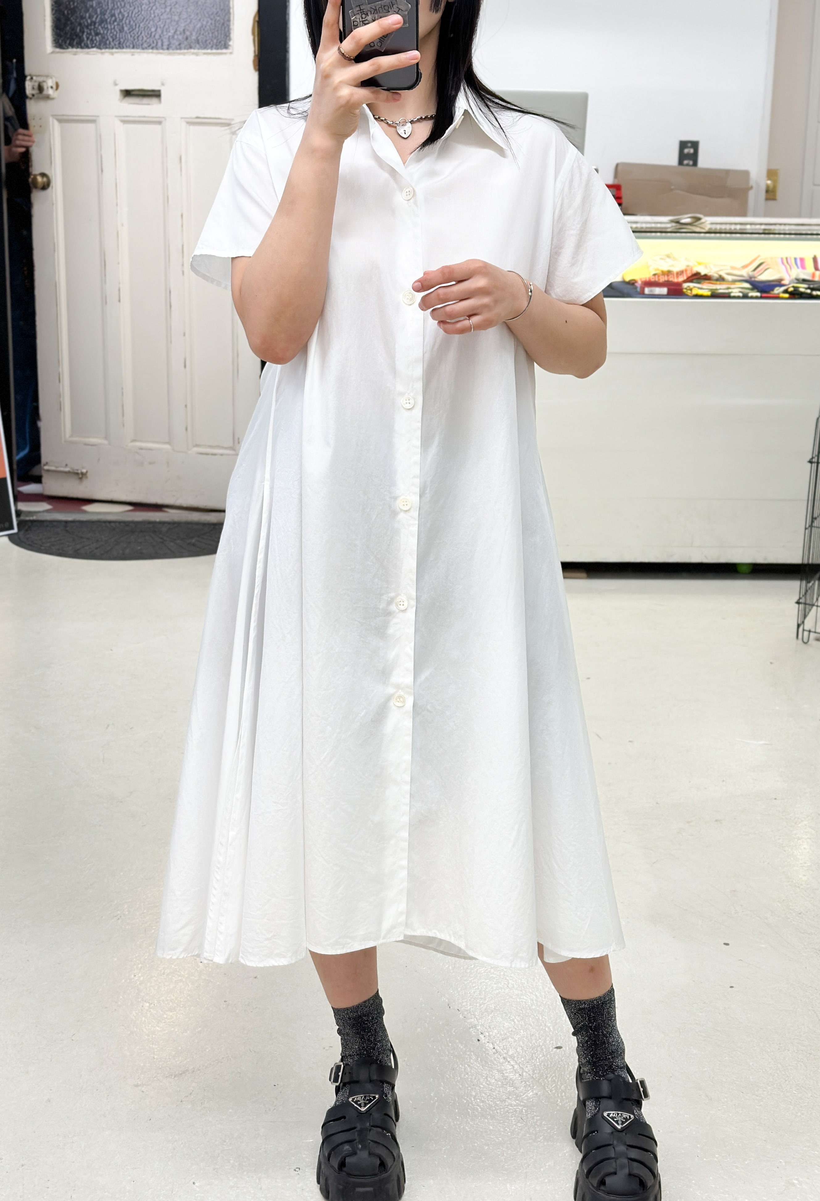 Yohji Yamamoto Y&#039;s cotton dress