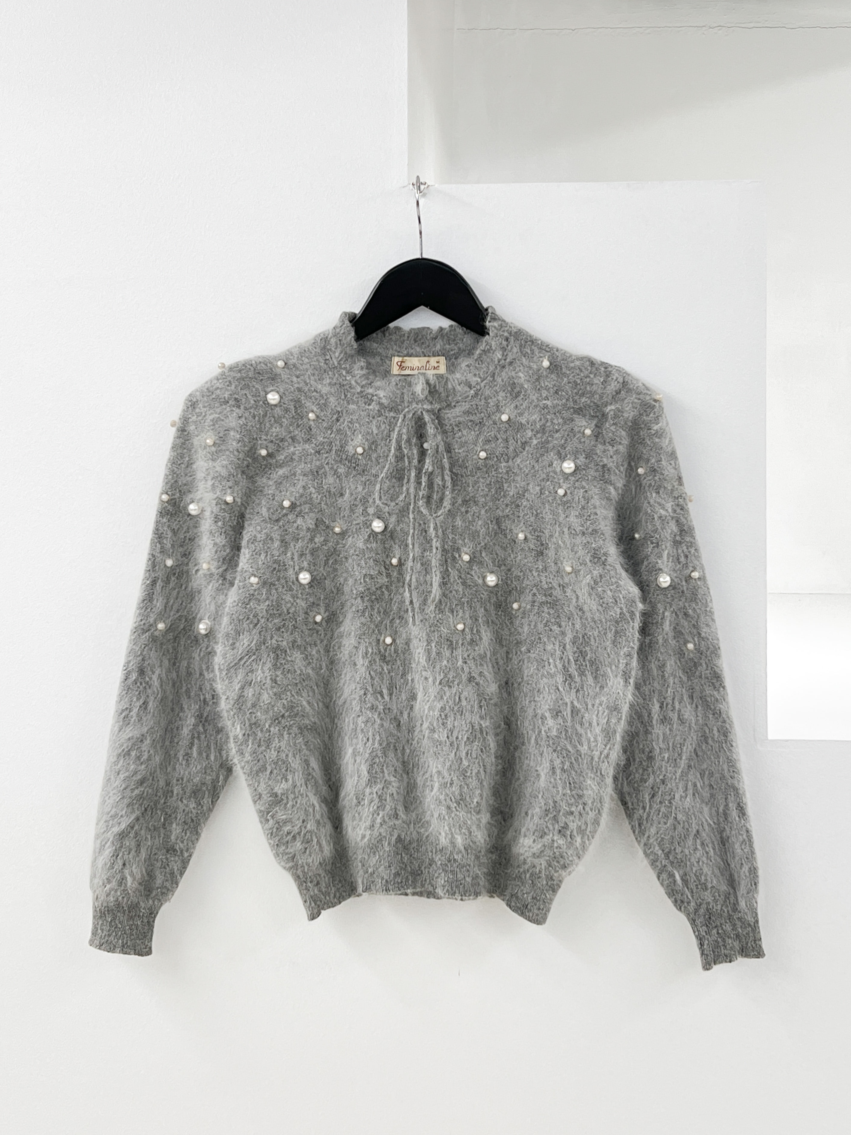 Angora pearl sweater