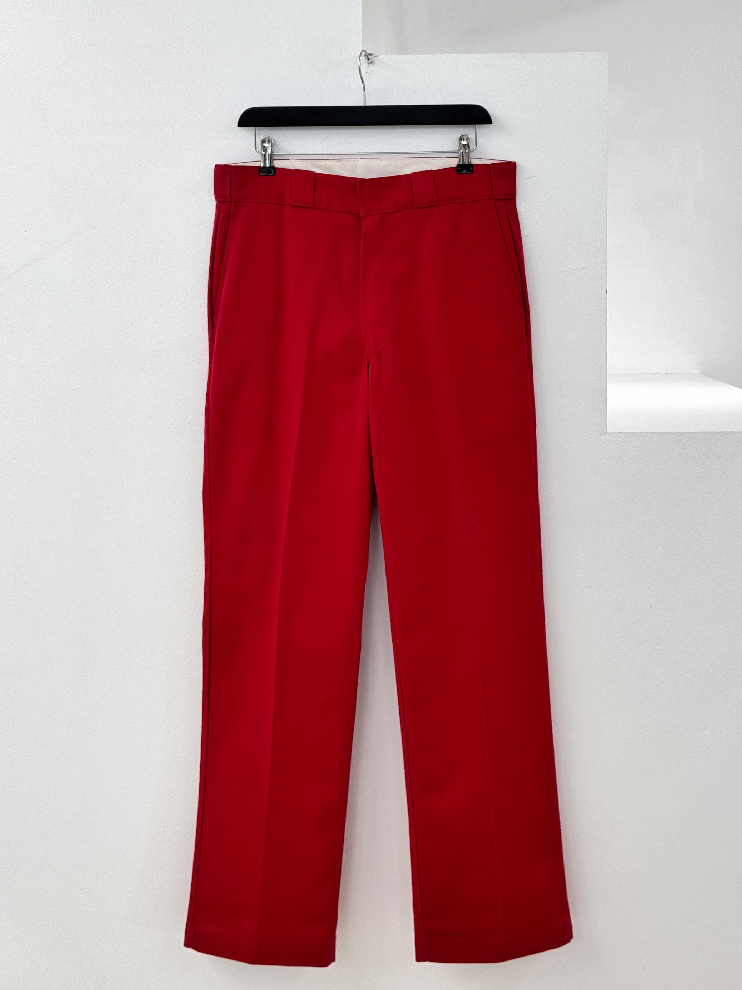 Dickies 874 red work pants 33inch