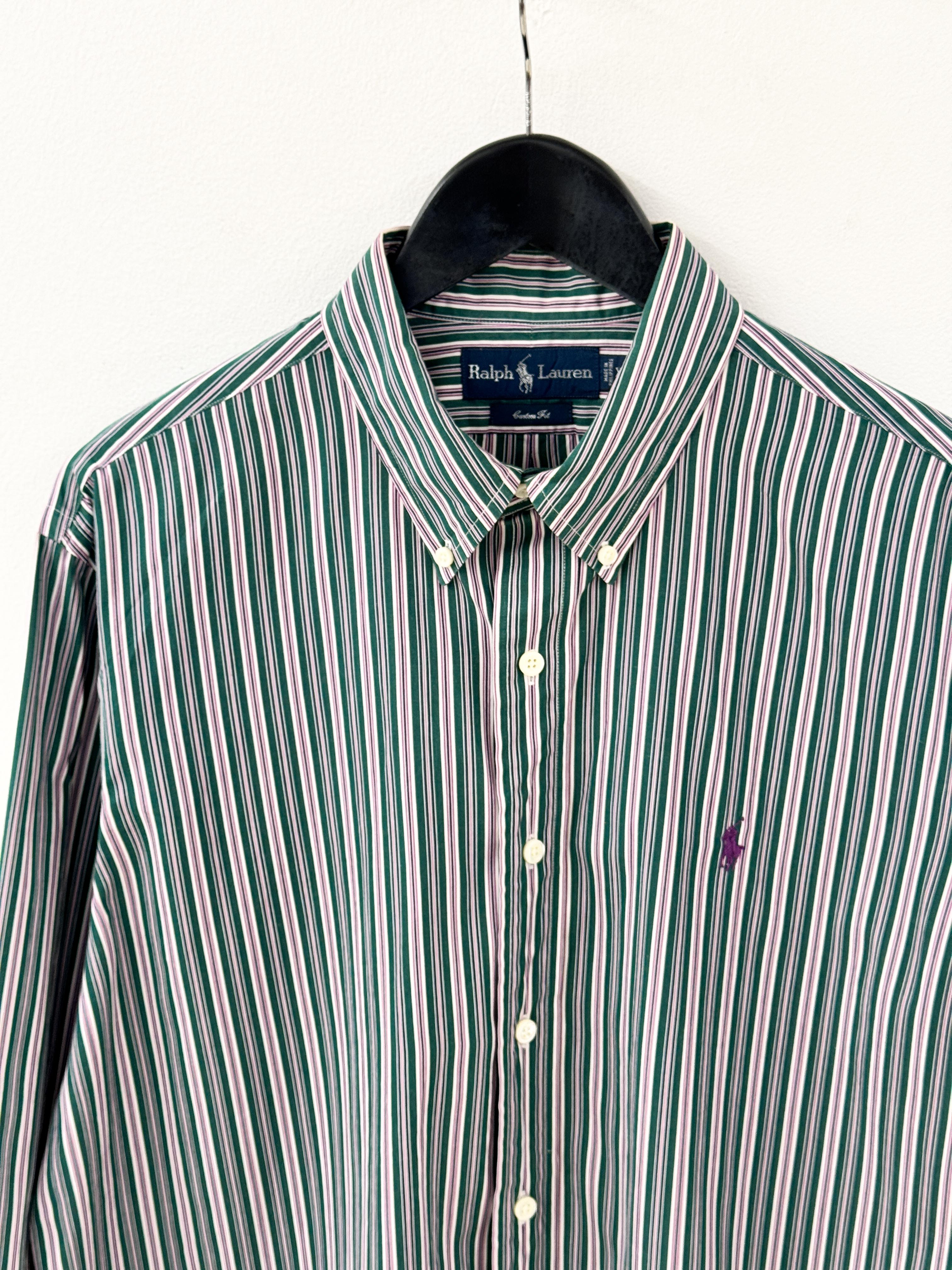 RalphLauren stripe shirt XL