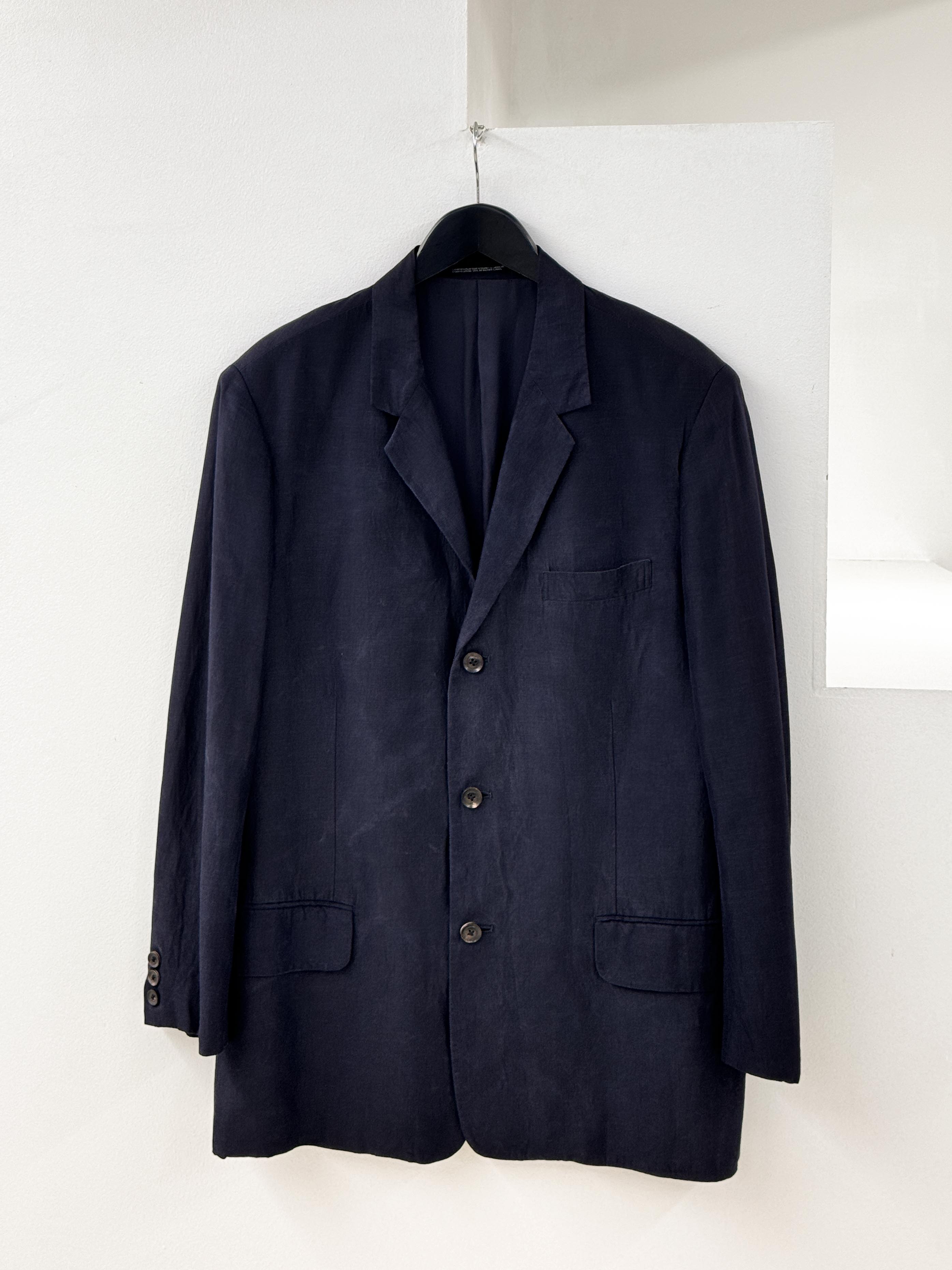 Yohji Yamamoto Y&#039;s for men silk jacket